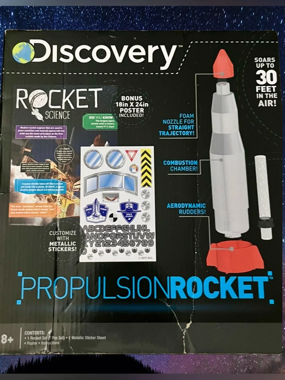 Discovery Rocket Red Silver